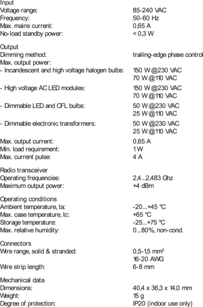 Trailing Edge Dimmer Connected Light Ledsgo